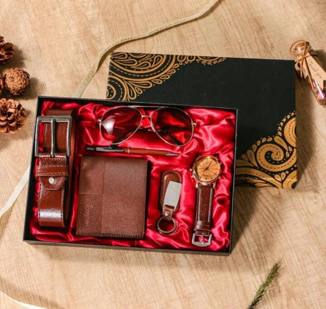 6 Piece Men's Luxury Gift Set Gift set Watch Accessories