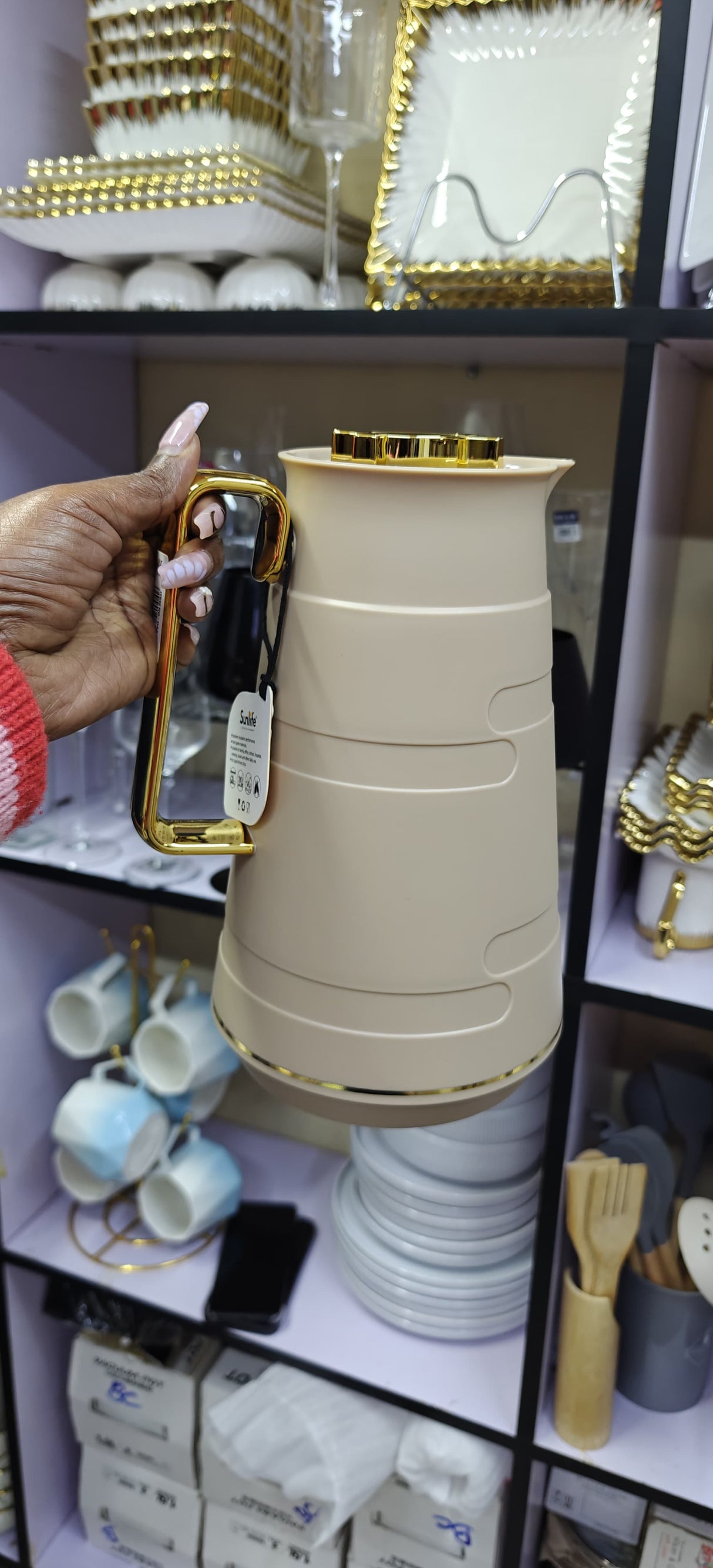 Premium SunLife 1 Litre Vacuum Flask with 12hr Heat Retention