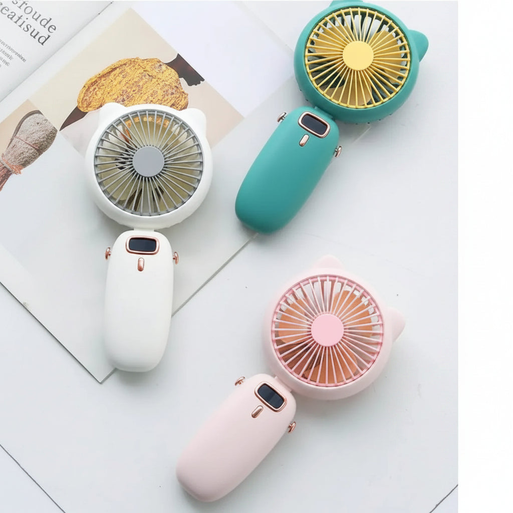 Cat Ear Portable Neck Fan Portable fan Powered Hand Fans & Misters