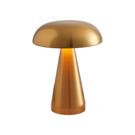 Retro Mushroom LED Night Light Rechargeable, Wireless & Portable Warm, Yellow, or Natural Light