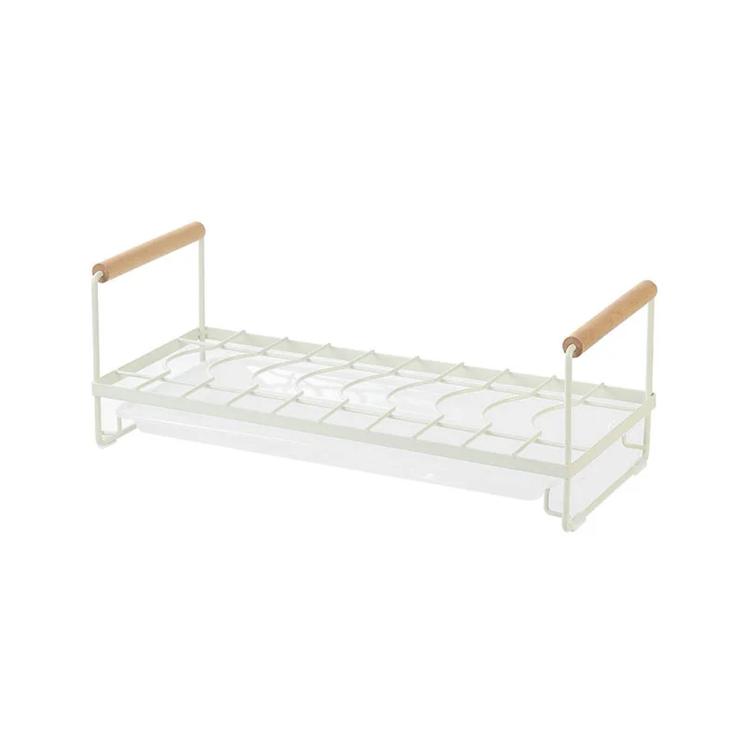 Bowl and Plates Drain Rack – Cream 40 × 17.5 × 15.5 cm