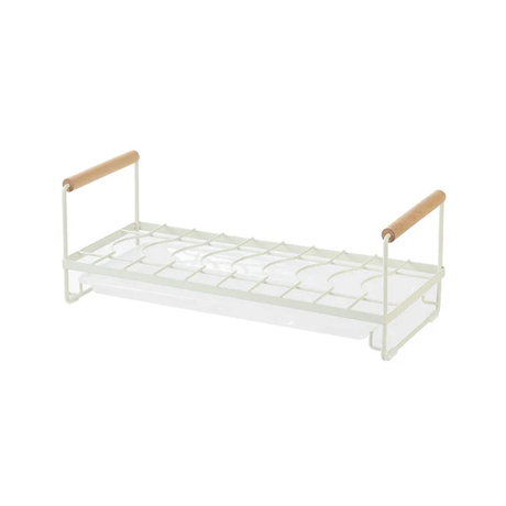 Bowl and Plates Drain Rack – Cream 40 × 17.5 × 15.5 cm