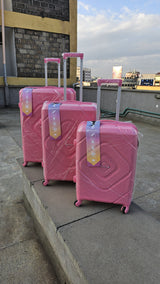 Unbreakable Rubber PP 3-in-1 Suitcase Set – Lightweight, Stylish & Secure
