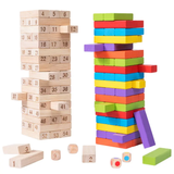 Classic Wooden Jenga Game 54pcs Block Set- Furaha Finds Kenya