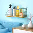 Wood Storage Display Shelf Wall Grid Organizer Wall Shelves & Ledges