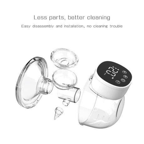 Wearable Rechargeable Electric Breast Pump Hands Free, Wireless & BPA Free.