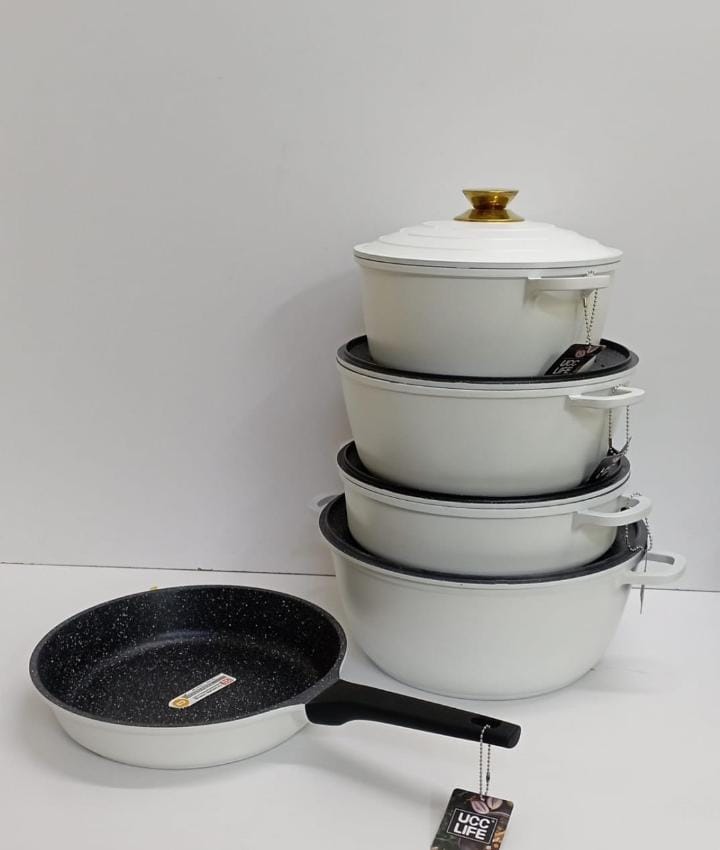 Furaha Finds 11pcs UCC Life Non-Stick Cookware Set
