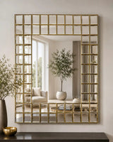Luxury Gold Decorative Mirror – 80×60cm Mirrors & Wall Decor Mirrors