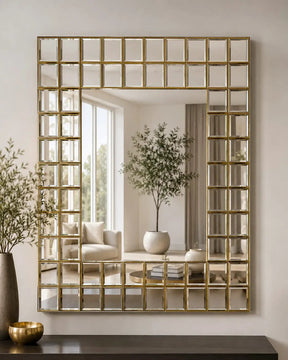 Luxury Gold Decorative Mirror – 80×60cm Mirrors & Wall Decor Mirrors