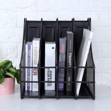 Metallic Mesh Desk File Organizer Desk Organizers