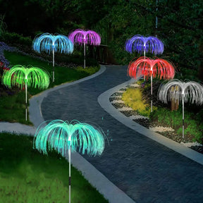 2 Pc Jellyfish Decorative Solar Lights Garden lights Lighting