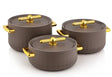 3pcs Luxurious Insulated Hotpot Set – 1.5L, 2L and 2.5L