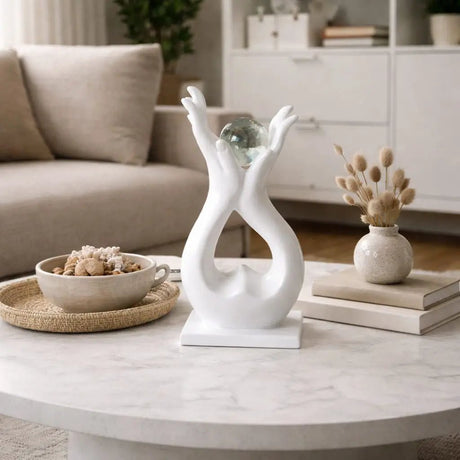 Handmade Abstract Ceramic Sculpture figurines in decor Sculptures & Statues