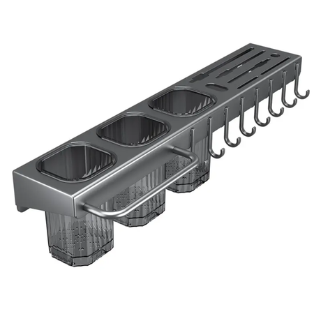 Wall Mounted Cutlery Storage Holder Space Saving 40cm Utensil Organizer Ideal for Modern Kitchens- Furaha Finds Kenya