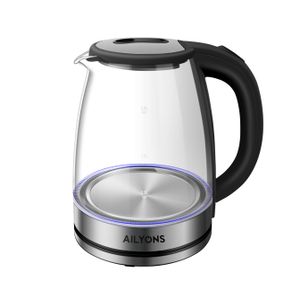 Ailyons High Quality Glass Kettle with Heat Resistant Design