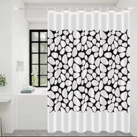 Waterproof PEVA Shower Curtain With Hooks Bathroom Accessories Shower Curtains