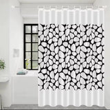 Waterproof PEVA Shower Curtain With Hooks Bathroom Accessories Shower Curtains