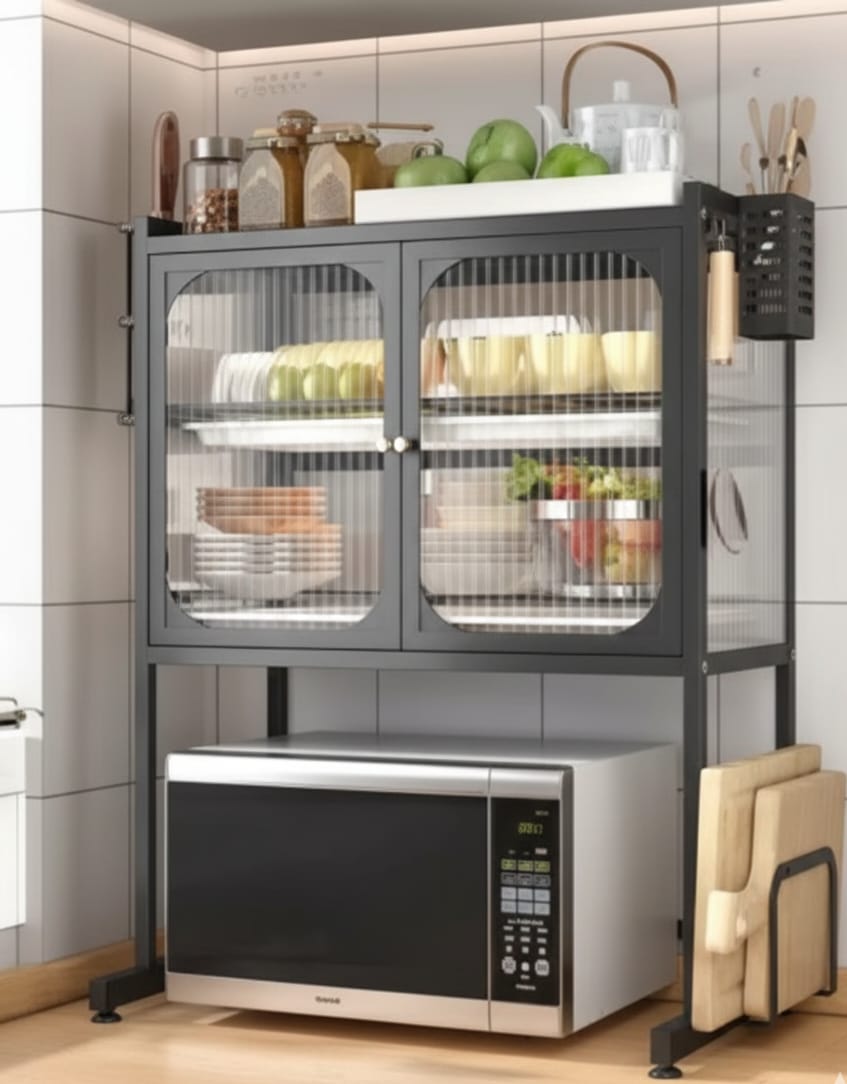 Kitchen Storage Rack & Microwave Stand