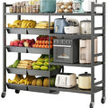Multifunctional Strong Metallic Kitchen Rack with 8 Removable Baskets Storage & Organization