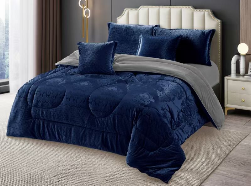 Luxury Silk Velvet Fleece Duvet Set with Bedsheet and Pillowcases