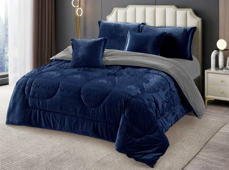 Luxury Silk Velvet Fleece Duvet Set with Bedsheet and Pillowcases