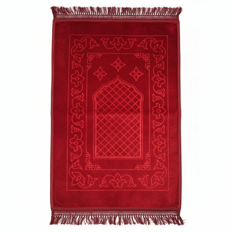 Velvet Islamic Prayer Mat 80x120cm Soft Comfortable For Home Home Decor Religious Items