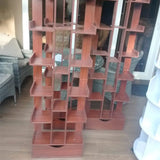 Bamboo Bookshelf With Drawer Home Furnishings Rack Bookcases & Shelves