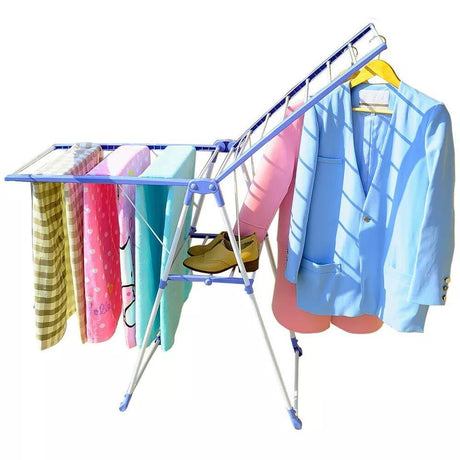 Foldable & Portable Cloth Drying Rack Adjustable and Compact Design