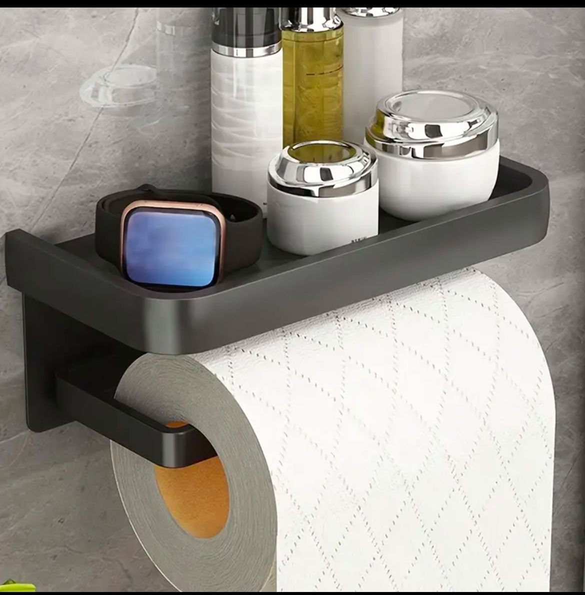 Carbon Steel Toilet Paper Holder with Easy Installation