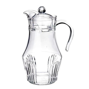 Luminarc Orient Tempered Glass Water Jug – 1.8L Scratch-Resistant Pitcher Water jug Serving Pitchers & Carafes