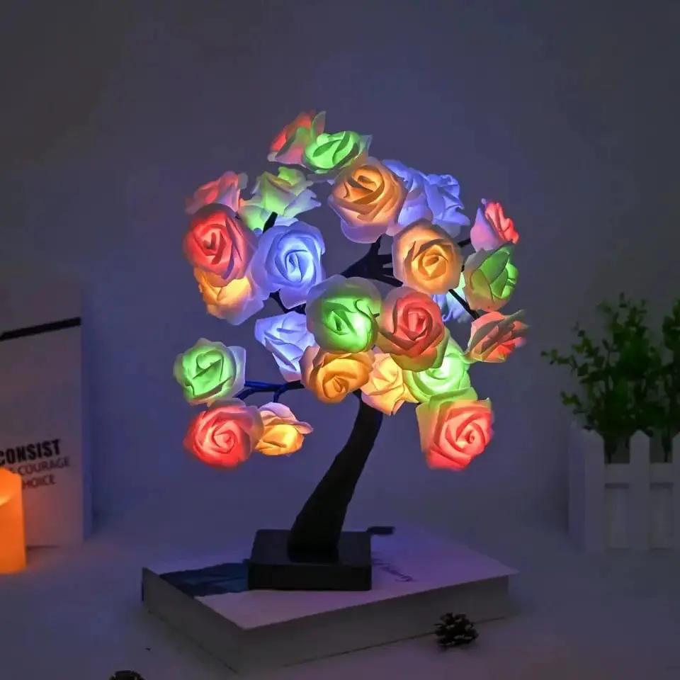 LED Rose Fairy Tree Lamp Lamp Lamps