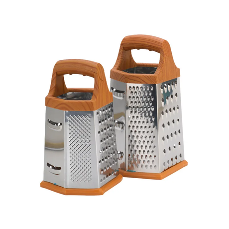 6-Sided Vegetable Grater with Aluminium Handle – Multi-Color Heavy Duty Kitchen Tool- Furaha Finds Kenya