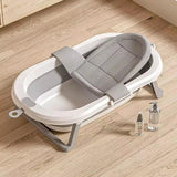 7 in 1 Foldable Baby Bathtub Set with Inbuilt Thermometer Bathtubs