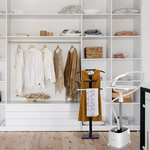 1.8L Steam Iron Standing Garment Steamer with Ironing Board Garment Steamers