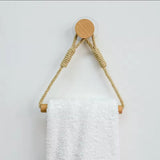 Hemp Rope with Bamboo Tissue Holder
