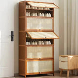 11 Layer Bamboo Shoe Storage Cabinet Shoe cabinet Shoe Cabinets