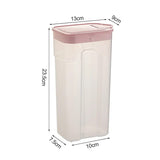 Kitchen Transparent Sealed Jar – Plastic Grain Storage Container with Airtight Lid