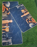 2-Piece Big Size Kitchen Mats Super Antislip Rubber Bottom (45x120cm + 45x80cm)- Furaha Finds Kenya
