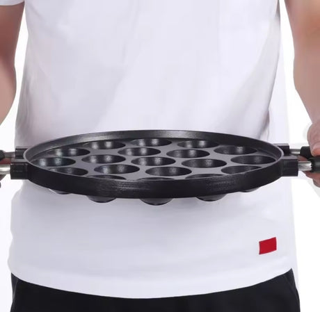 12 Hole Vitumbua Cooking Pan with Handles Cast Iron Nonstick Snack Maker- Furaha Finds Kenya