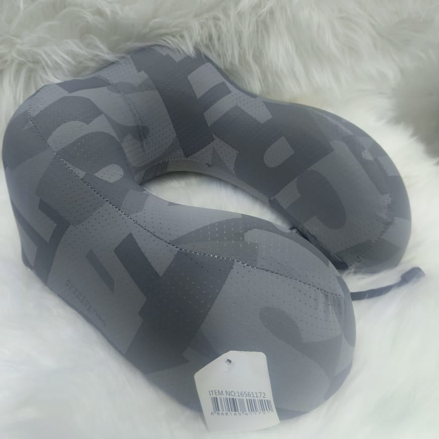 U-Shape Neck Support Travel Pillow with Latex Rubber Filling and Zipped Cover- Furaha Finds Kenya