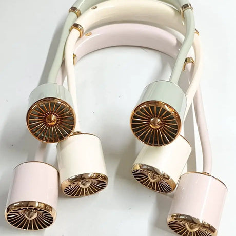 Gold Hanging Small Neck Fan Fans