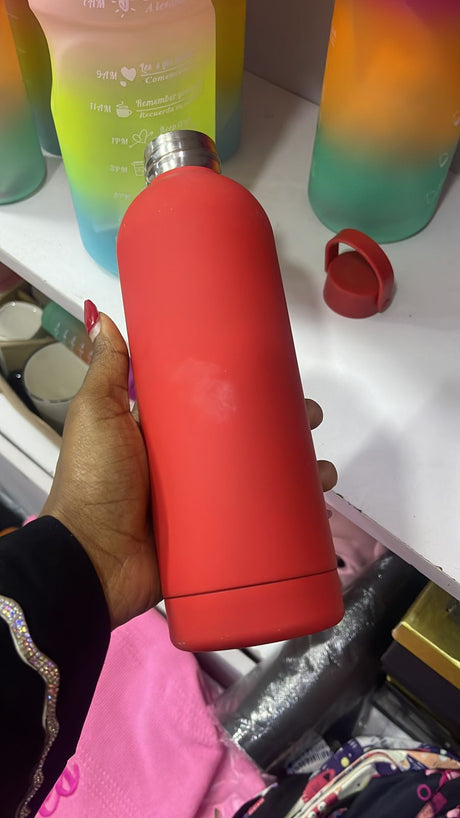 Skin Feel Stainless Steel Thermal Flask 500ml – Keeps Drinks Hot and Cold- Furaha Finds Kenya