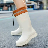 Women's Mid-Calf Fleece-Lined Rain Bootsn Rain boots Boots