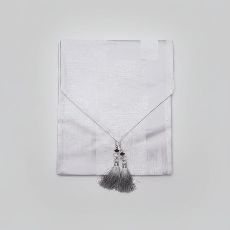 Light Grey Jacquard Table Runner Table runner Table Runners