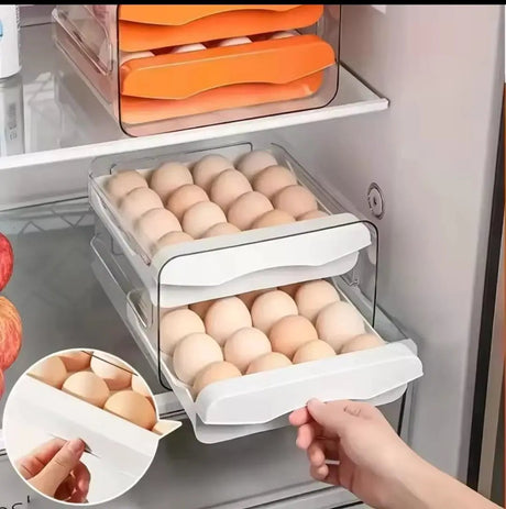Double Layer Egg Storage Container Egg storage Storage & Organization