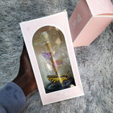 LED Rose Light with Butterfly + LED Strings