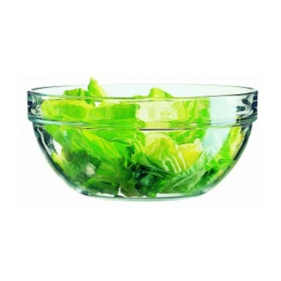 Luminarc Stackable Mixing Bowls | Tempered Glass Bowls in 26cm & 23cm | Durable & Heat Resistant- Furaha Finds Kenya