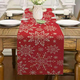 Christmas Themed Table Runners – 33x185cm Festive Dining Table Decoration