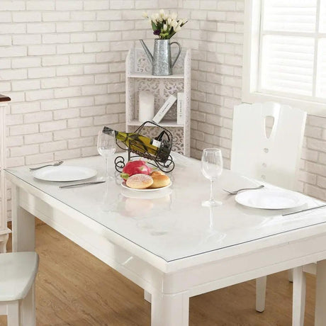 Transparent PVC Tablecloth 60x60cm Home & Kitchen Tablecloths