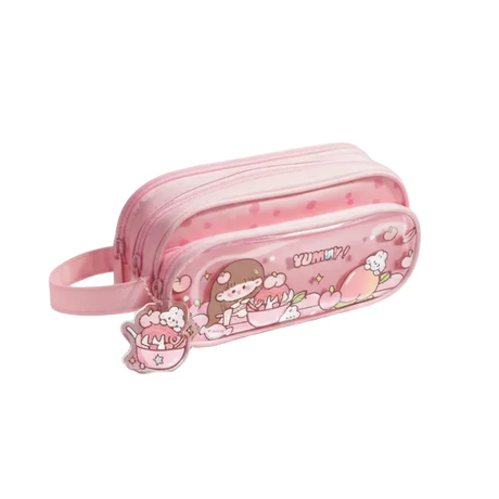 Large Capacity 3 Layer Portable Pencil Pouch Waterproof Stationery Pen & Pencil Cases